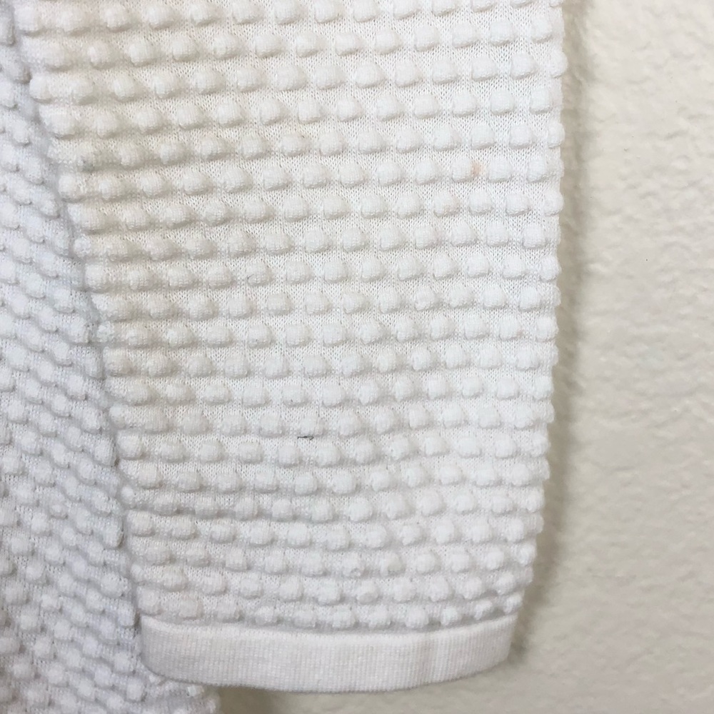 COS RAISED STITCHED IVORY SWEARER (SMALL) - Picture 5 of 6